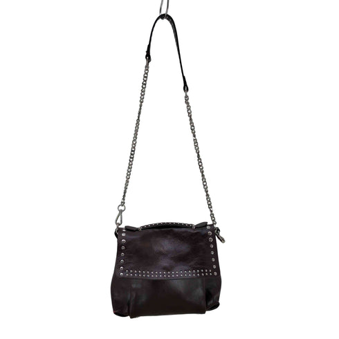 ザラ ZARA レザー チェーンショルダーバッグ レディース