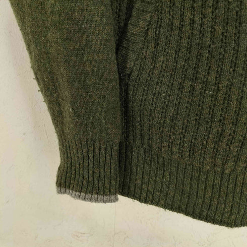 クロコダイル crocodile ウール混 ワニ刺繍 カーディガン メンズ import:L