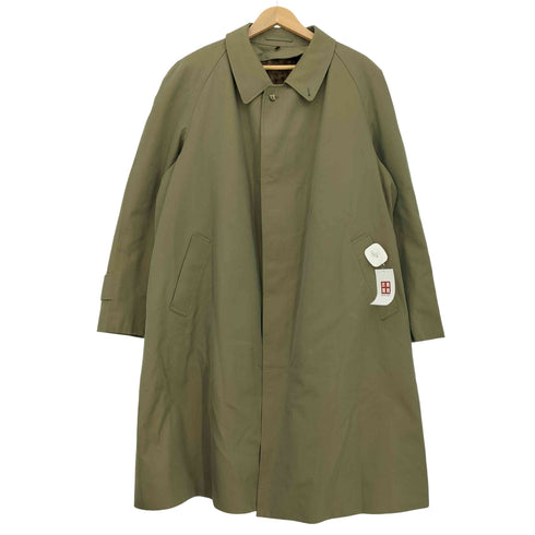 エンバ EMBA シベットキャット リアルファー ライナー付属 玉虫 ステンカラーコート メンズ LL