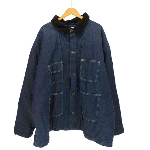 BOB BARKER 90s 裏地ブランケット デニムチョアコート カバーオール メンズ 4XL