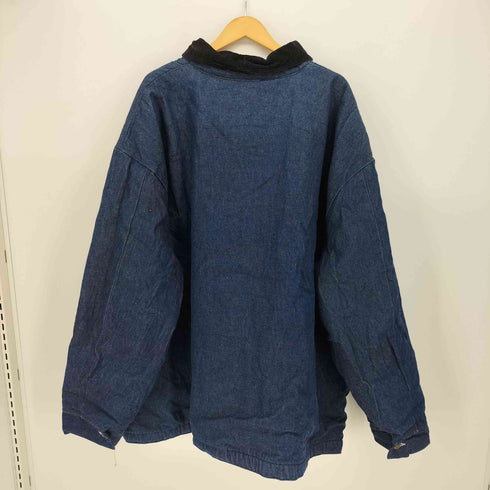 BOB BARKER 90s 裏地ブランケット デニムチョアコート カバーオール メンズ 4XL