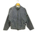 ゲス GUESS 90S 裏地ペンキロゴ スタンドカラー 袖ジップデザイン デニムジャケット メンズ import:M