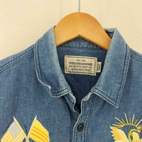 ネイバーフッド NEIGHBORHOOD モントレーコットンリネンロングスリーブシャツ メンズ import:M