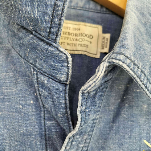 ネイバーフッド NEIGHBORHOOD モントレーコットンリネンロングスリーブシャツ メンズ import:M