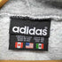 アディダス adidas 80s USA製 後期 トレフォイルロゴ ネックボタン プルオーバーパーカー メンズ JPN:XL