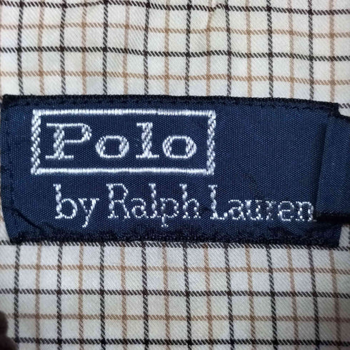 ポロバイラルフローレン Polo by RALPH LAUREN 裏地チェック ダブルジップ ハンティング コーデュロイ ダウンベスト メンズ import:M