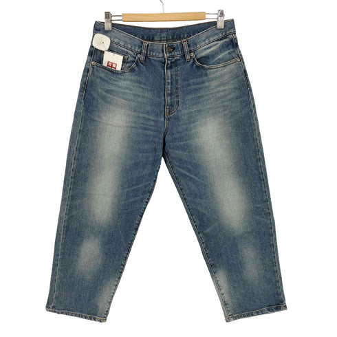 ムジルシリョウヒン 無印良品 ジャパンファブリックデニムストレッチワイドパンツ メンズ UK:28-29