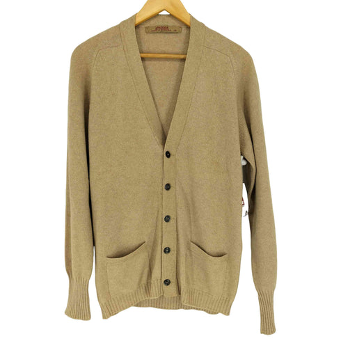 イエーガー JAEGER 80s MADE IN SCOTLAND カシミヤ100 カーディガン メンズ 38