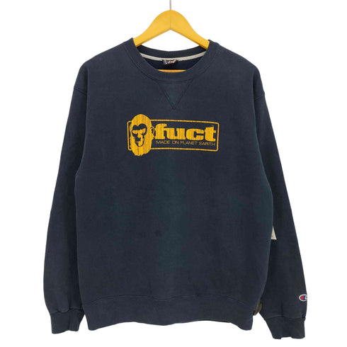 ファクト fuct 90s USA製 初期 Championボディ MADE ON PLANET EARTH 猿の惑星 スウェット メンズ import:M
