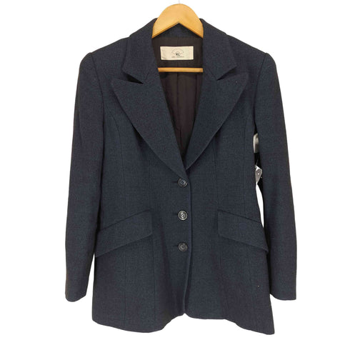カールラガーフェルド KARLLAGERFELD ピークドラペル 3B テーラードジャケット レディース 40