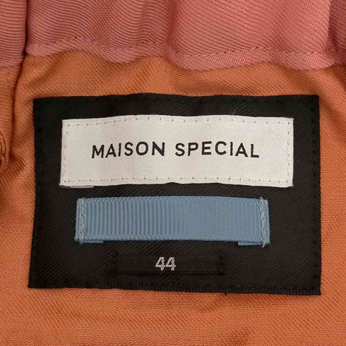 メゾンスペシャル MAISON SPECIAL マルチファブリック1タックスタプレワイドパンツ メンズ 44