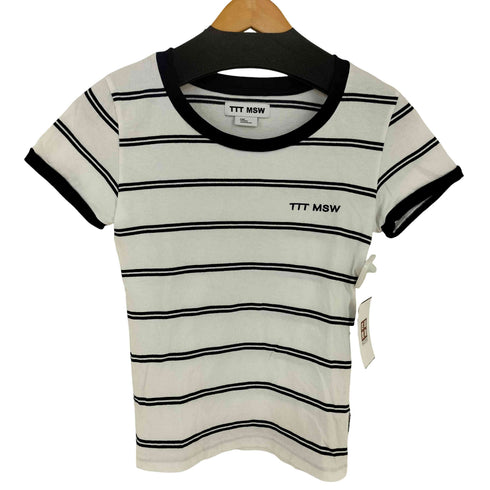 TTT MSW Trim border tee ボーダーカットソー レディース JPN:S