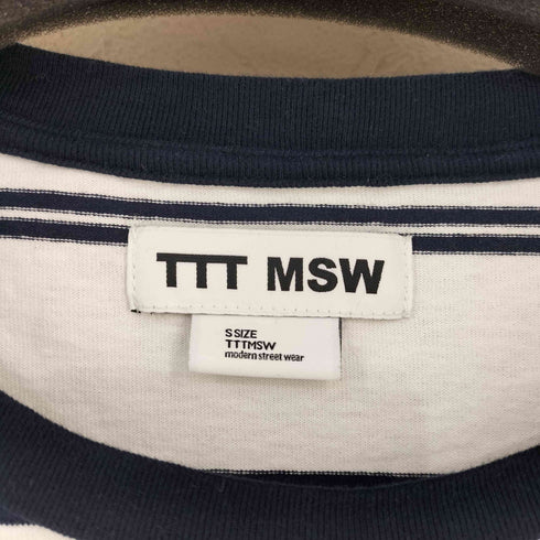 TTT MSW Trim border tee ボーダーカットソー レディース JPN:S