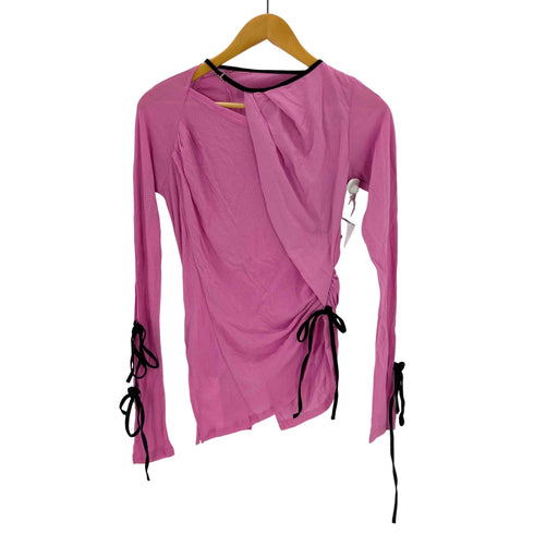 メゾンスペシャル MAISON SPECIAL Ribbon Design Tops レディース FREE