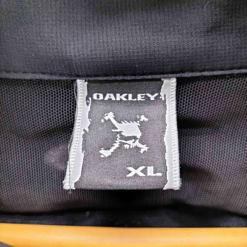 オークリー OAKLEY 00s 袖デタッチャブル スカルプリント トラックジャケット Y2K archive メンズ JPN:XL