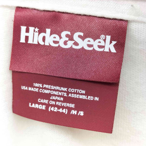 ハイドアンドシーク HIDE AND SEEK Jesus L/S Tee メンズ JPN:L