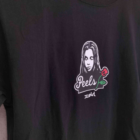 エックスガール X-girl 23SS × Peels FACE S/S TEE レディース JPN:S