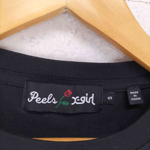 エックスガール X-girl 23SS × Peels FACE S/S TEE レディース JPN:S