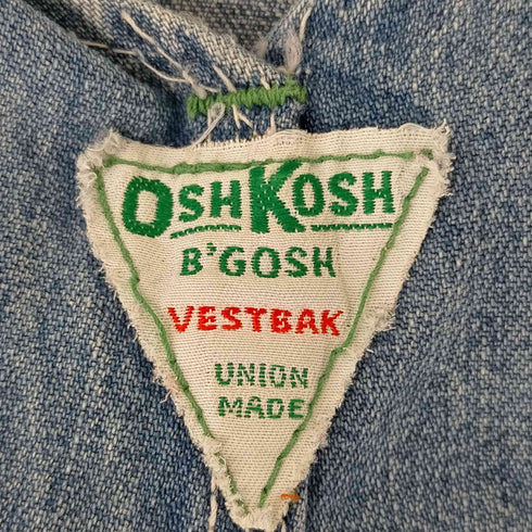 オシュコシュ OSHKOSH 三角タグ デニムオーバーオール メンズ