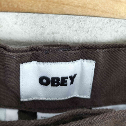 オベイ OBEY コットンチノ スラックスパンツ メンズ 30