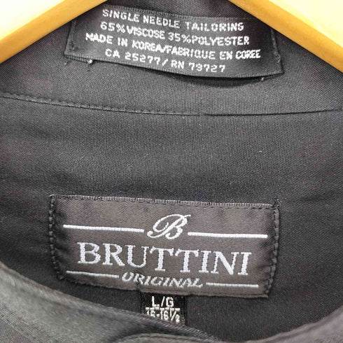 BRUTTINI 90S スタンドカラー ステンカラーシャツ メンズ import:L