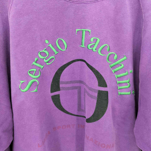 セルジオタッキーニ SERGIO TACCHINI ロゴ刺繍 ラグランスウェット メンズ 5