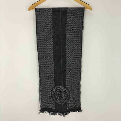ヴェルサーチ VERSACE ロゴウールマフラー メンズ ONE SIZE