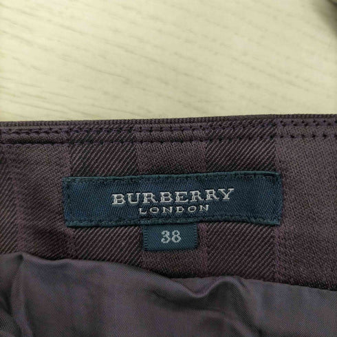 バーバリーロンドン BURBERRY LONDON シルク混 フレアスカート レディース 38