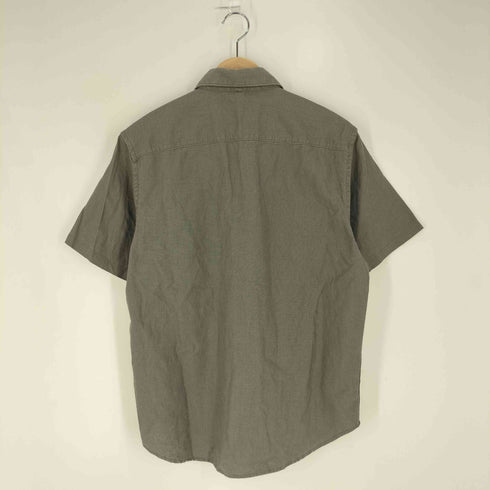 ギャップ Gap 00s OLD オールド リネンコットン ワークシャツ メンズ import:S