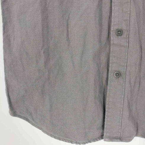 ギャップ Gap 00s OLD オールド リネンコットン ワークシャツ メンズ import:S