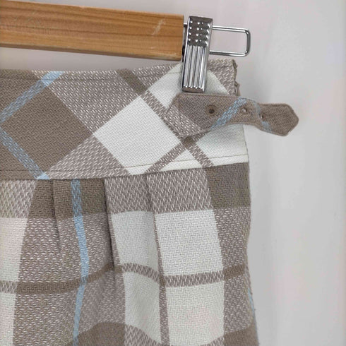 バーバリーブルーレーベル BURBERRY BLUE LABEL チェックミニスカート レディース 38