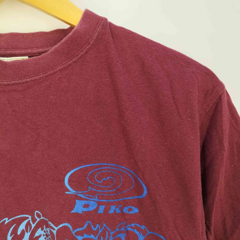 ピコ PIKO 90s 袖裾シングルステッチ プリント Tシャツ メンズ import:M