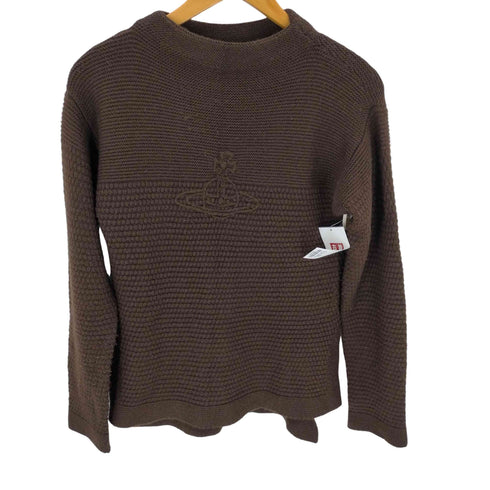 ヴィヴィアンウエストウッドレッドレーベル Vivienne Westwood RED LABEL ビッグオーブデザイン サイドスリットウールニット レディース 2