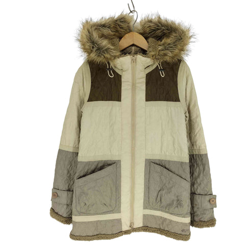 BCBGMAXAZRIA ギミック フーディーファー ジャケット 裏地ボア Y2K レディース XXS