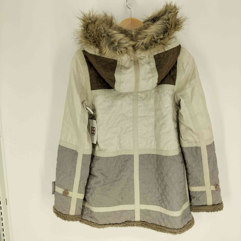 BCBGMAXAZRIA ギミック フーディーファー ジャケット 裏地ボア Y2K レディース XXS