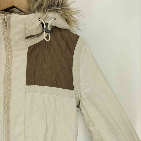 BCBGMAXAZRIA ギミック フーディーファー ジャケット 裏地ボア Y2K レディース XXS