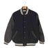 ミキハウス miki HOUSE 90-00s HOMME 裏キルティング レザー ウール スタジャン メンズ
