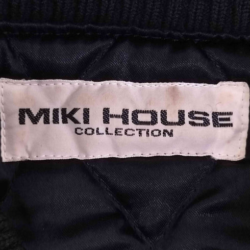 ミキハウス miki HOUSE 90-00s HOMME 裏キルティング レザー ウール スタジャン メンズ