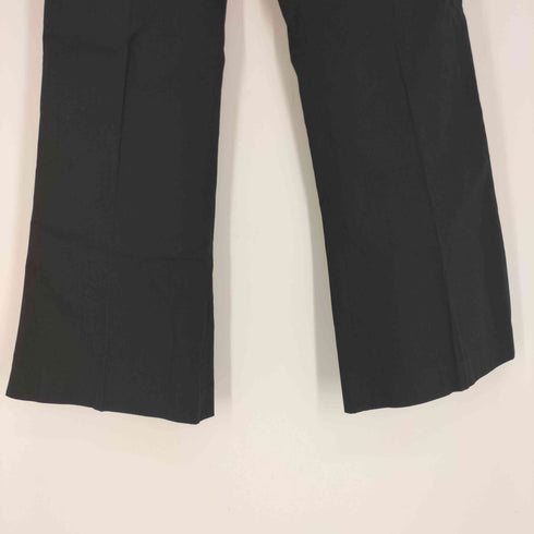 ドルチェアンドガッバーナ DOLCE&GABBANA Cotton Silk Flared Pants ロゴ プレート コットン シルク フレアパンツ レディース JPN:40