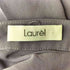 Laurel シルク 100% ビジュー アシンメトリー ノースリーブ ドレスワンピース レディース EUR:38