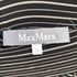 マックスマーラ MAX MARA 銀タグ ボーダー Vネック 七分袖 ストレッチ カットソー レディース import:S