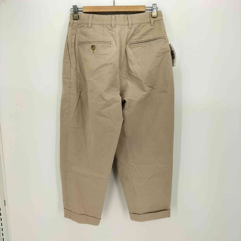 ビームス BEAMS BEAMS + プリーツチノワイドアンクルパンツ メンズ JPN:XS