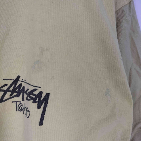 ステューシー Stussy メキシコ製 ロゴプリント クルーネックTシャツ メンズ import:L