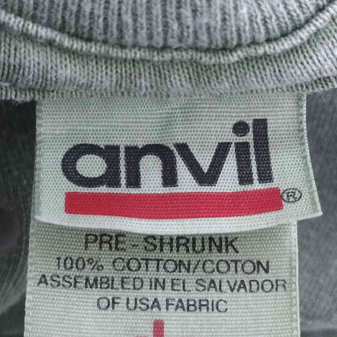アンビル Anvil 両面プリント クルーネックTシャツ メンズ import:L