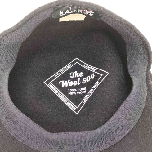 カンゴール KANGOL WOOL 504 HUNTING CAP ウール ハンチングキャップ メンズ L