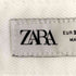 ザラ ZARA ハイウエスト ホワイト デニムパンツ レディース EUR:34