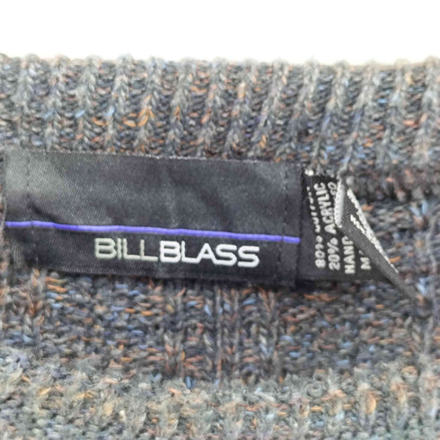 BILLBLASS 90s USA製 メランジ コットンアクリルニット メンズ import:M