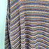 C.J.COTTON COMPANY 80-90s USA製 マルチカラー ボーダーコットンニット メンズ import:L