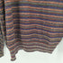 C.J.COTTON COMPANY 80-90s USA製 マルチカラー ボーダーコットンニット メンズ import:L