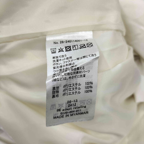 コカ coca デタッチャブル中綿アウター レディース